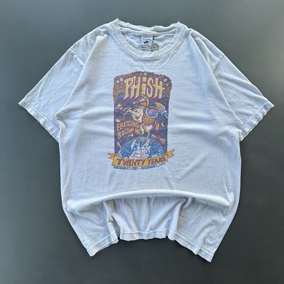 Vintage Phish Shirt Adult Medium Jim Pollock Fleet Center Boston 20 Years 1983 - Picture 1 of 8
